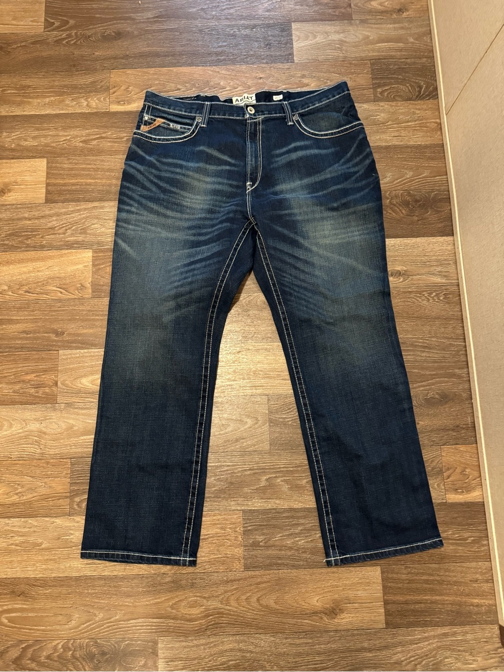 Ariat Men's Dark Blue Denim Jeans